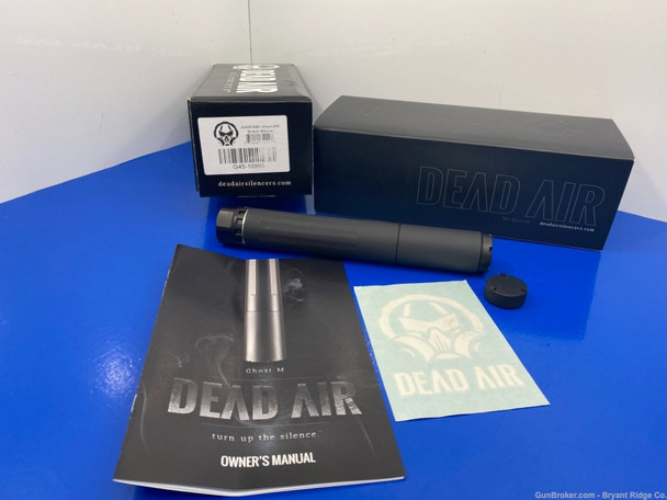 Dead Air Silencer Ghost 45M .45 Acp Black 9" *FACTORY NEW OLD STOCK*