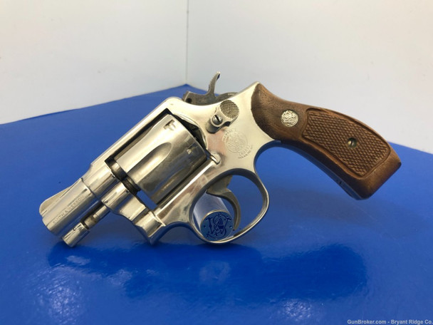 1983 Smith Wesson 10-7 .38 S&W Spl Nickel 2" *GORGEOUS DOUBLE ACTION!*