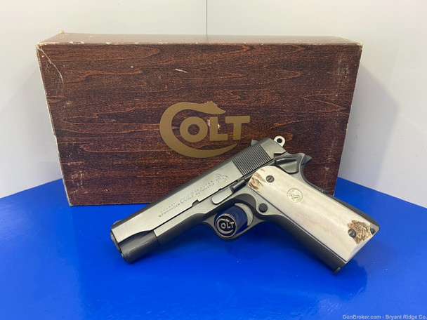 1975 Colt Combat Commander RARE 38 SUPER Series 70 *LIKE NEW IN BOX EXAMPLE