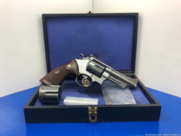 1957 Smith Wesson 29 .44 Mag Blue 4" *GORGEOUS DOUBLE ACTION REVOLVER*