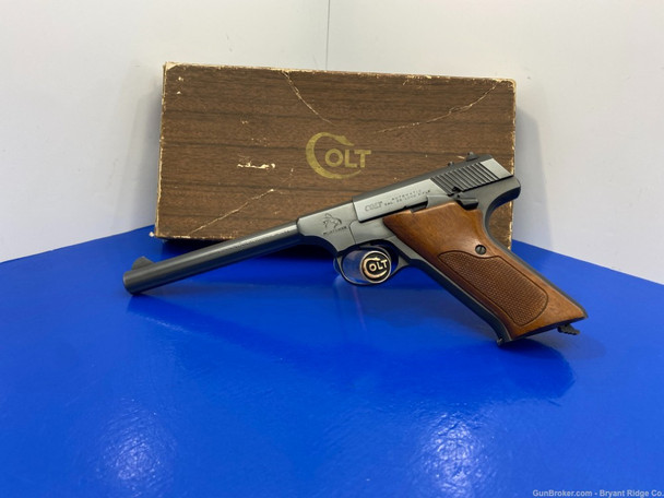 Colt Woodsman Huntsman .22 LR Blue 6" *BEAUTIFUL SEMI-AUTO PISTOL*