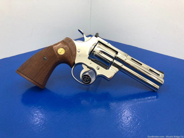 1981 Colt Python .357 Mag Nickel 4" *ULTRA RARE & DESIRABLE NICKEL FINISH*