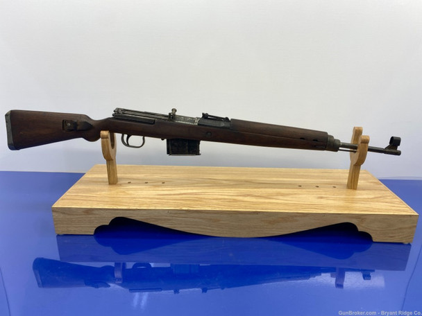 BCD Gustloff-Werke G43 8mm Blue 22" *WWII ERA SEMI-AUTO RIFLE* Nazi Stamped