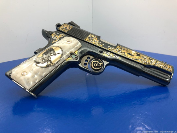 Colt 1911 "El Potro Rampante" .38 Super Royal Blue 5"*LIMITED EDITION COLT*