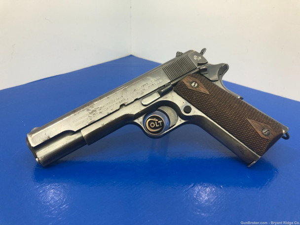 ULTRA RARE 1914 Colt Government Commercial Model .45acp *RARE DUO TONE MAG*