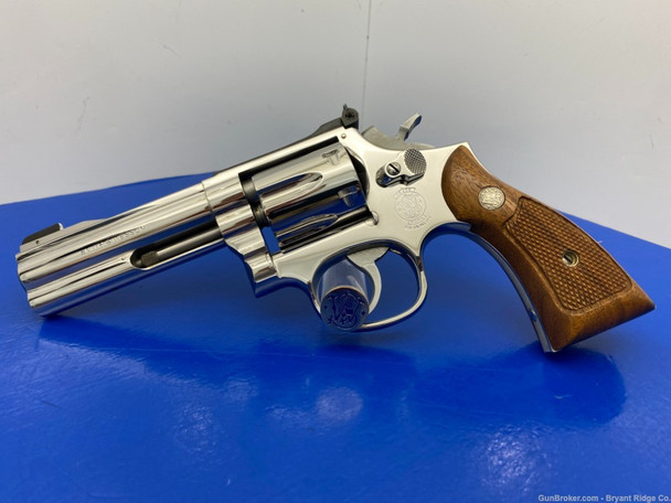 1989 Smith Wesson 617 No-Dash .22lr 4" *BREATHTAKING BRIGHT STAINLESS*