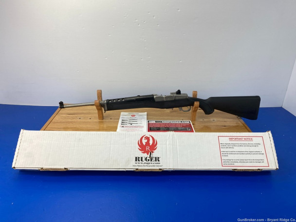 2012 Ruger Mini-14 Ranch Rifle .223 Rem Stainless 18.5"*GORGEOUS SEMI AUTO*