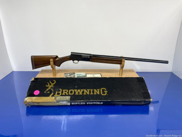 1987 Browning A-5 Magnum Twelve 12ga Blue 28" *FACTORY ENGRAVED RECEIVER*