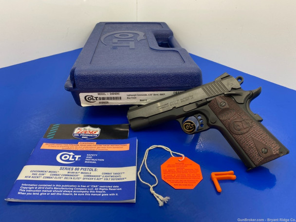 Colt Lightweight Commander .45 Acp Blue 4.25" *GORGEOUS SEMI AUTO PISTOL*