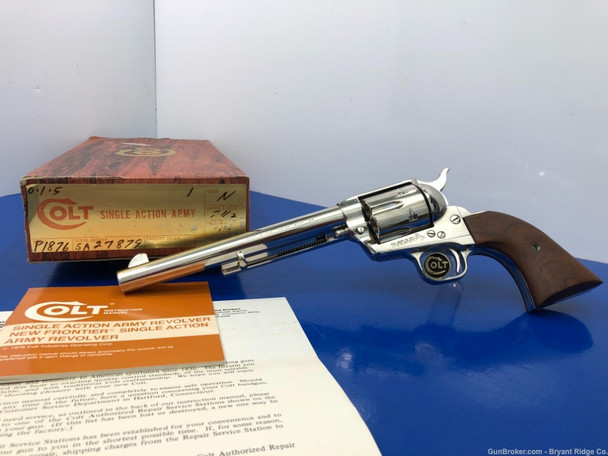 1979 Colt Single Action Army .45 Colt *ULTRA RARE & DESIRABLE NICKEL MODEL*