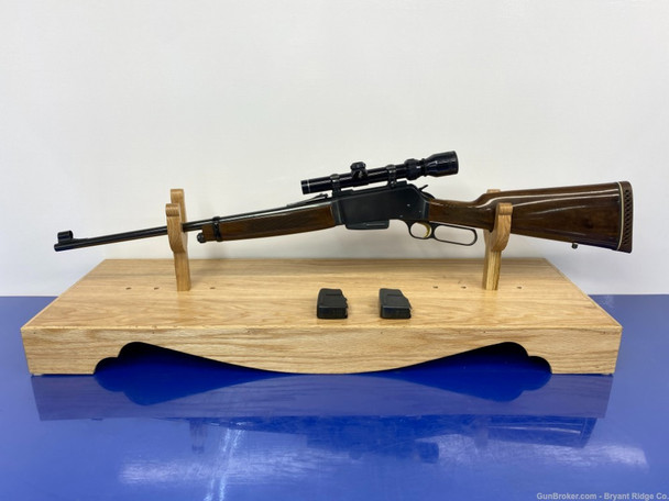 1980 Browning BLR .358 Win Blue 20" *GORGEOUS LEVER ACTION RIFLE*