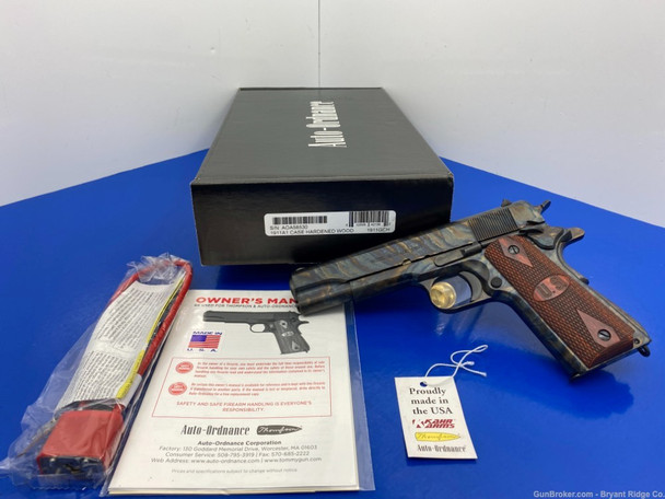 Auto Ordnance 1911A1 US Army .45 Acp *GORGEOUS CASE HARDENED MODEL*