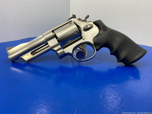1993 Smith Wesson 629-4 Mountain Gun .44 Mag Stainless 4" *RARE UN-FLUTED*