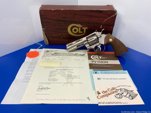 1981 Colt Python .357 Mag 4" *ULTRA RARE ROYAL COLTGUARD FINISH*