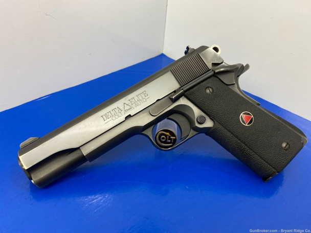 1991 Colt Delta Elite 10mm Royal Blue 5" *RARE ROYAL BLUE FINISH MODEL*