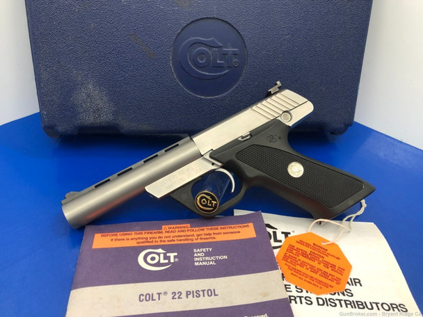 1995 Colt 22 .22 Lr Stainless 4.5" *VERY LIMITED PRODUCTION EXAMPLE*