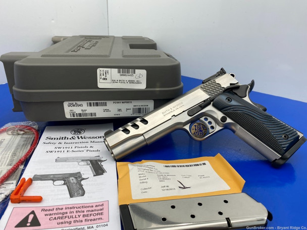 Smith Wesson PC1911 .45ACP Stainless 5"*STUNNING PERFORMANCE CENTER PISTOL*
