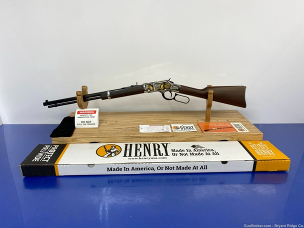 Henry Golden Boy NRA 2nd Amendment .22 LR/L/S Blue 20" *TRIBUTE EDITION*