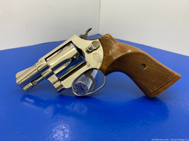 Smith Wesson 36 NO DASH .38 S&W Special 2" *STUNNING NICKEL FINISH MODEL*