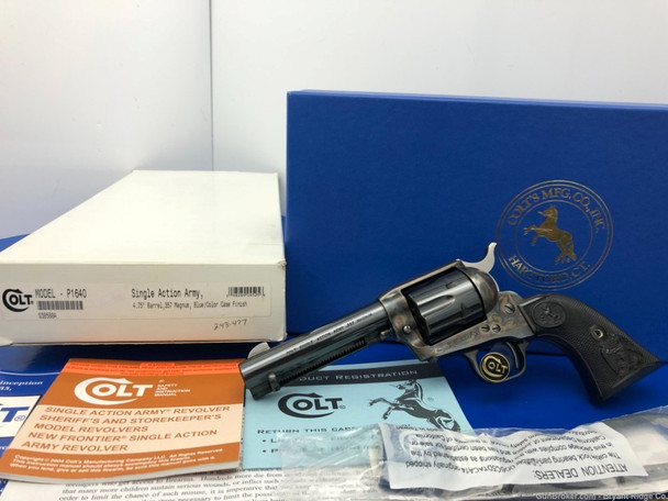 2005 Colt Single Action Army Royal Blue 4 3/4" *STUNNING* Absolutely Mint