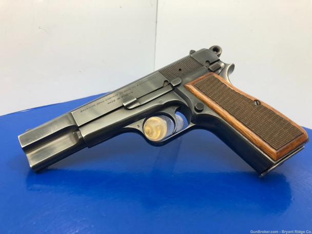 1969 FN Browning Hi Power 9mm Blue *DESIRABLE "T" SERIES SERIAL NUMBER*