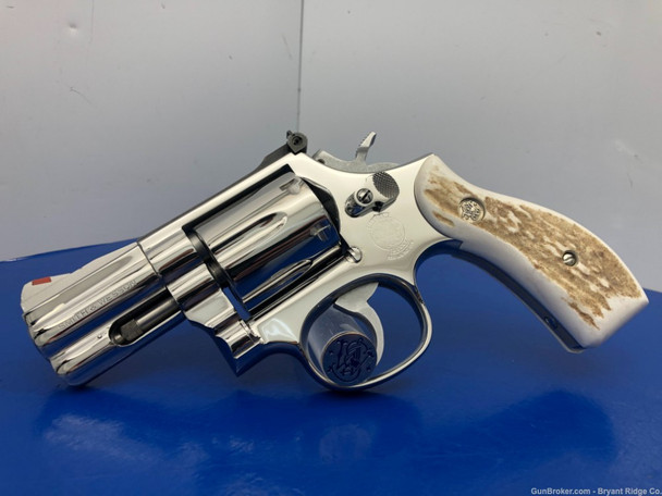 1987 Smith Wesson 686 .357 Mag *BREATHTAKING BRIGHT STAINLESS FINISH*