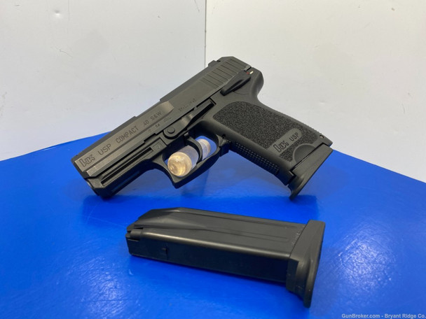 Heckler & Koch USP Compact .40 S&W Blue 3 1/2" *STUNNING SEMI AUTO PISTOL!*