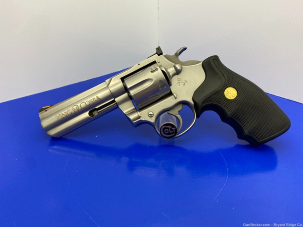 1989 Colt King Cobra .357 Mag Stainless 4" *GORGEOUS SNAKE REVOLVER*