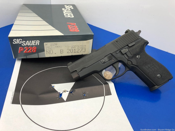 Sig Sauer P228 9mm Black 3.86" *WEST GERMAN MANUFACTURED SEMI AUTO PISTOL*