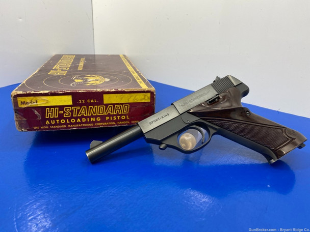 1957 Hi-Standard Sport King .22 LR Blue 4 1/2" *LAST YEAR OF PRODUCTION!*