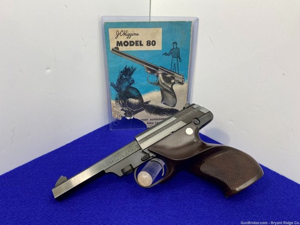 J.C. Higgins Model 80 .22 LR Blue 4 1/2" *HIGH STANDARD MANUFACTURED*