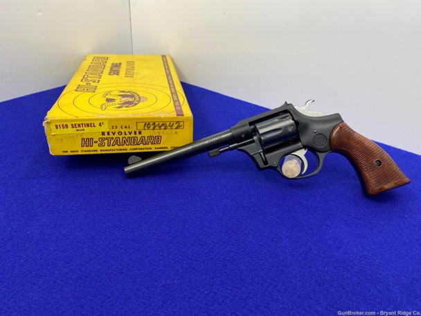1967 High Standard Sentinel Deluxe .22 Cal Blue 6" *9-SHOT CYLINDER!*