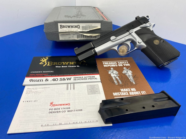 Browning Hi Power Practical 9mm Luger Duo 4 5/8" *STUNNING BELGIUM HI-POWER