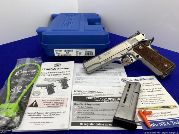 Smith Wesson SW1911 Pro Series 9mm Stainless 5" *PERFORMANCE CENTER!*