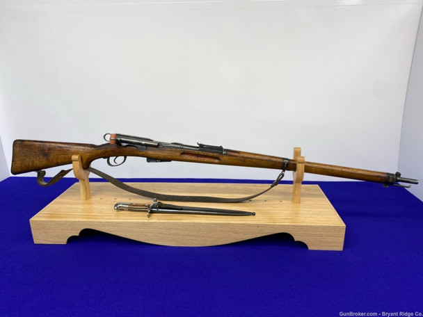 Swiss KM1911 Rifle 7.5×55 Swiss Blue 31"*QUALITY SWISS STRAIGHT PULL RIFLE*