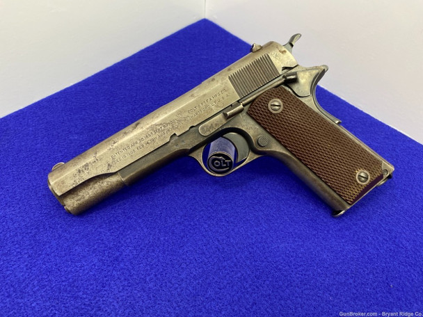 Colt Government Model .45 ACP Blue 5" *RARE BRITISH WWI CONTRACT COLT*