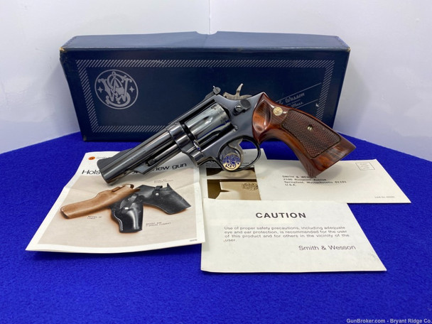 1971 Smith Wesson 19-3 .357 Mag Blue 4" *STUNNING DOUBLE ACTION REVOLVER!*