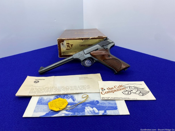 1975 Colt Targetsman .22LR Blue 6" *ABSOLUTELY PHENOMENAL EXAMPLE*