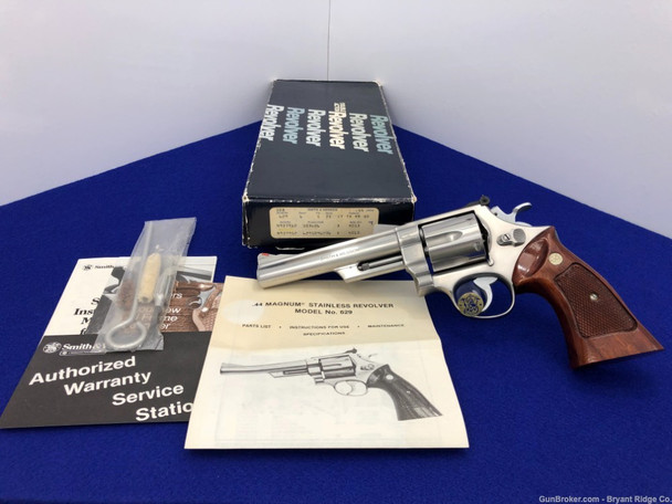 Smith Wesson 629-1 .44 Mag Stainless 6" *CLASSIC MODEL REVOLVER* 