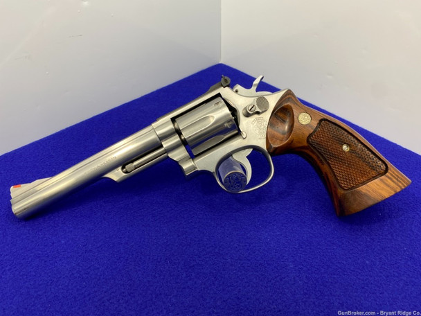 1982 Smith Wesson 66-2 .357 Mag Stainless 6" *BEAUTIFUL STAINLESS MAGNUM*