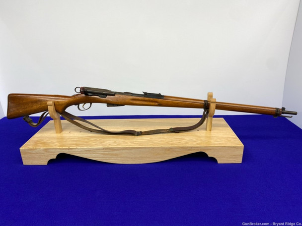 Swiss KM1911 Rifle 7.5×55 Swiss Blue 31"*QUALITY SWISS STRAIGHT PULL RIFLE*