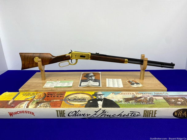 Winchester 94 "Oliver Winchester" .38-55 Win Blue 24" *GORGEOUS RIFLE*