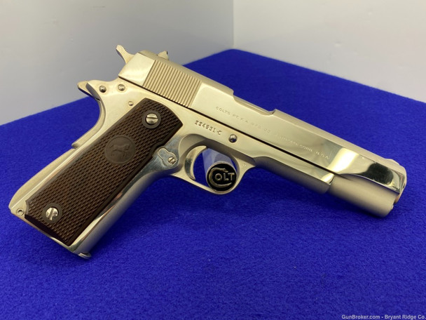 Colt Government 45acp RARE PRE-70 Series *ABSOLUTELY PRISTINE & ORIG NICKEL Colt Government 45acp RARE PRE-70 Series *ABSOLUTELY PRISTINE & ORIG NICKEL