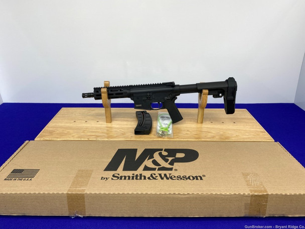 Smith Wesson M&P 15-22P .22 LR Black 8" *ADJUSTABLE STOCK SEMI AUTO PISTOL*