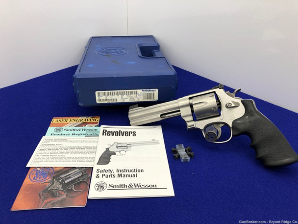 2000 Smith Wesson 625-6 .45acp Stainless 5" *MODEL OF 1989* Pre-Lock