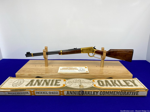 Winchester 9422 XTR ANNIE OAKLEY EDITION .22 S/L/Lr Blue/Gold *GORGEOUS*