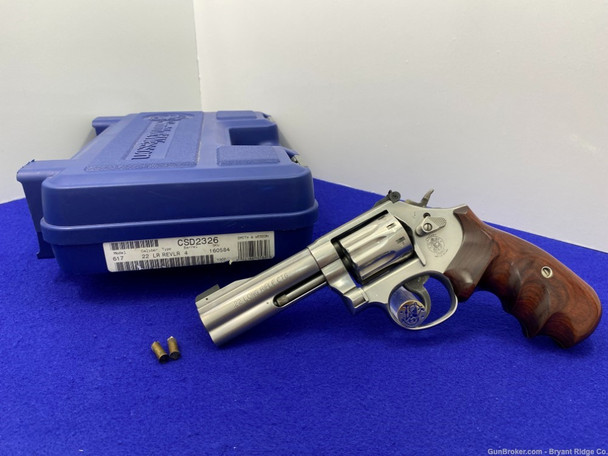 Smith Wesson 617-6 .22 LR Stainless 4" *INCREDIBLE 10 SHOT REVOLVER*