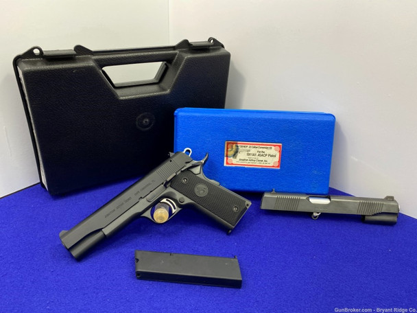 Charles Daly 1911A1 .22 LR/.45 ACP Blue 5" *JONATHAN ARTHUR CONVERSION KIT*