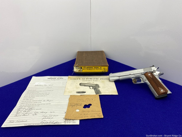 1969 Colt Government Model .45 ACP Hard Chrome 5" *ARMAND SWENSON CUSTOM*