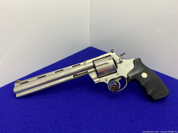 1992 Colt Anaconda .44 Mag Stainless *DESIRABLE 8" VENTILATED RIB BARREL*